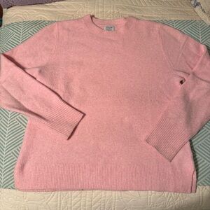 J. Crew Extra Soft Pink Women's Sweater L